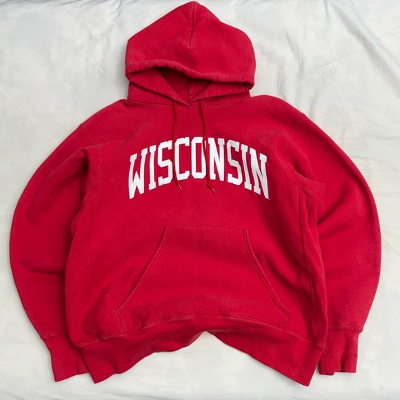 VTG Heavy Cotton Wisconsin Hoodie - Picture 1 of 3